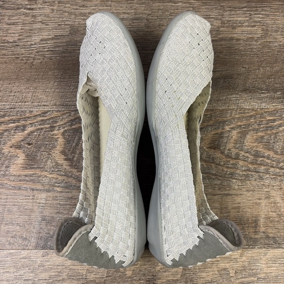 Bernie Mev Women’s Comfortable Catwalk Flats -Silver Grey EU 38 / US 8 - Picture 4 of 10